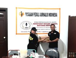 Yayasan Peduli Jurnalis Indonesia (YPJI) bagikan Bingkisan Lebaran untuk Sahabat Wartawan