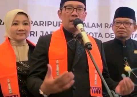 Ridwan Kamil Hadiri HUT Kota Depok ke 24 yang Dilaksanakan DPRD Kota Depok