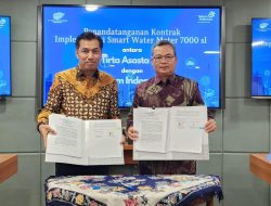 Gandeng Telkom Indonesia, Tirta Asasta Aktifkan Smart Water Meter untuk 8000 SL