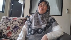 Hastuti Setiawati, selaku Humas dan Guru Bidang Penyuluhan SMPN 9 Depok