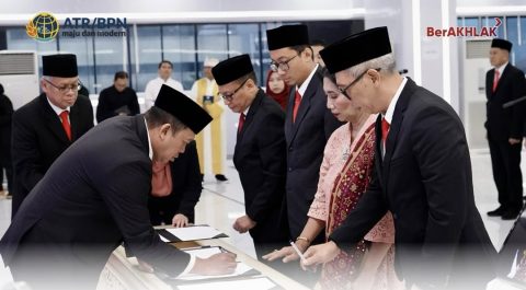 Nusron Wahid Lantik Pejabat Struktural, Upayakan Sistem Karier Terukur di ATR/BPN