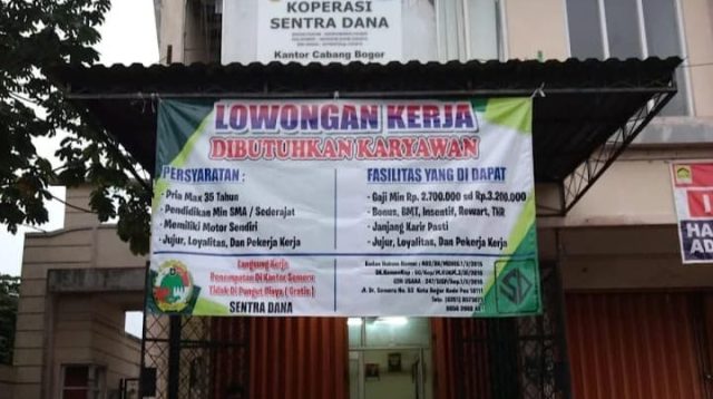 Hina Profesi Jurnalis, Oknum Koperasi Sentra Dana Bogor Juga Diduga Rugikan Nasabah
