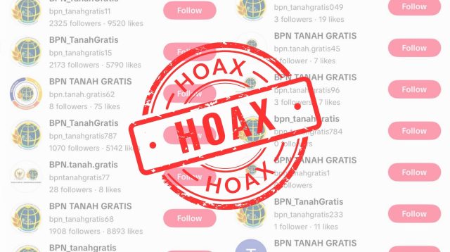 Kementerian ATR/BPN Bantah Akun Hoaks "Tanah Gratis" di TikTok
