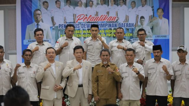 Resmi Dilantik, SWI Nagan Raya Siap Perkuat Jurnalisme Profesional