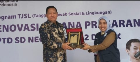 Dr. Triningsih Apresiasi Dukungan Bank Mandiri dalam Renovasi SDN Limo 2 Depok
