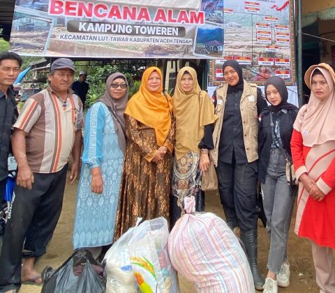 Humaniora Malaysia Salurkan Sembako untuk Pengungsi di Aceh