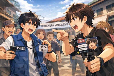 Konten Kreator Usir Jurnalis, Kerja Pers Terancam Demi Engagement