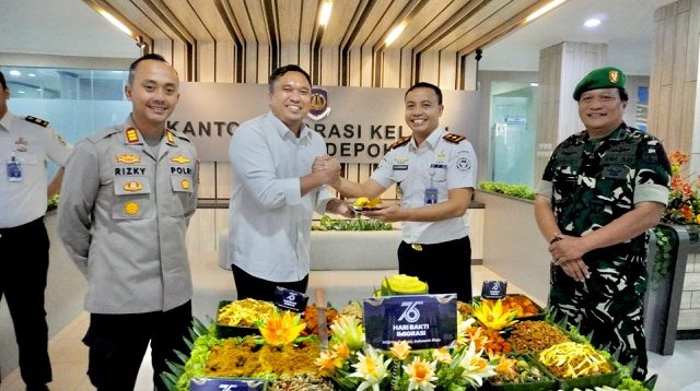 Perkuat Sinergi, Rutan Depok Sambangi Kantor Imigrasi di Hari Bakti Imigrasi ke-76