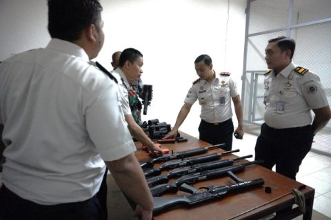 Pastikan Senjata Optimal, Rutan Depok Gelar Pengecekan Rutin