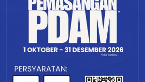 Tirta Asasta Depok Gratiskan Biaya Penyambungan Pelanggan Baru